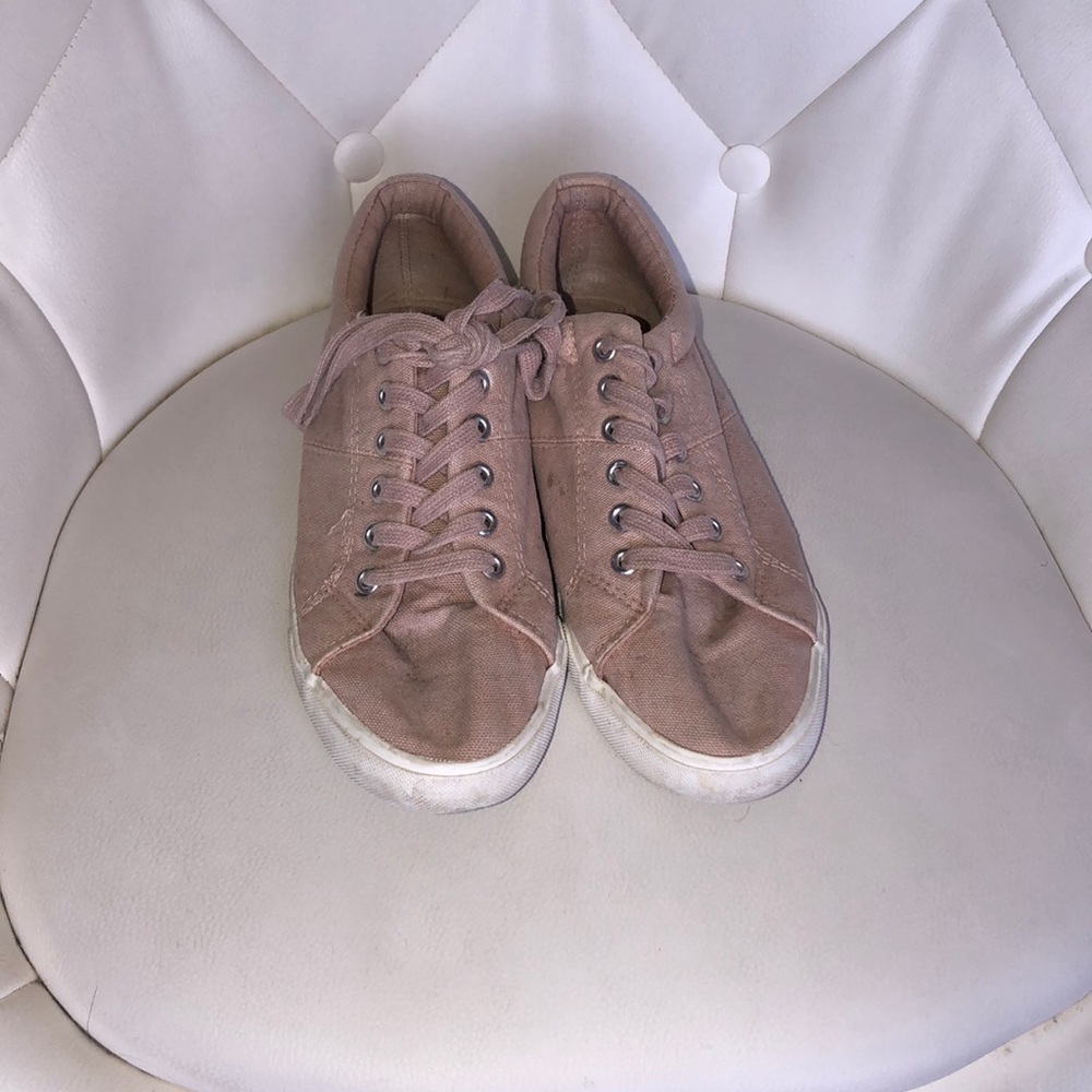 Pink sneakers